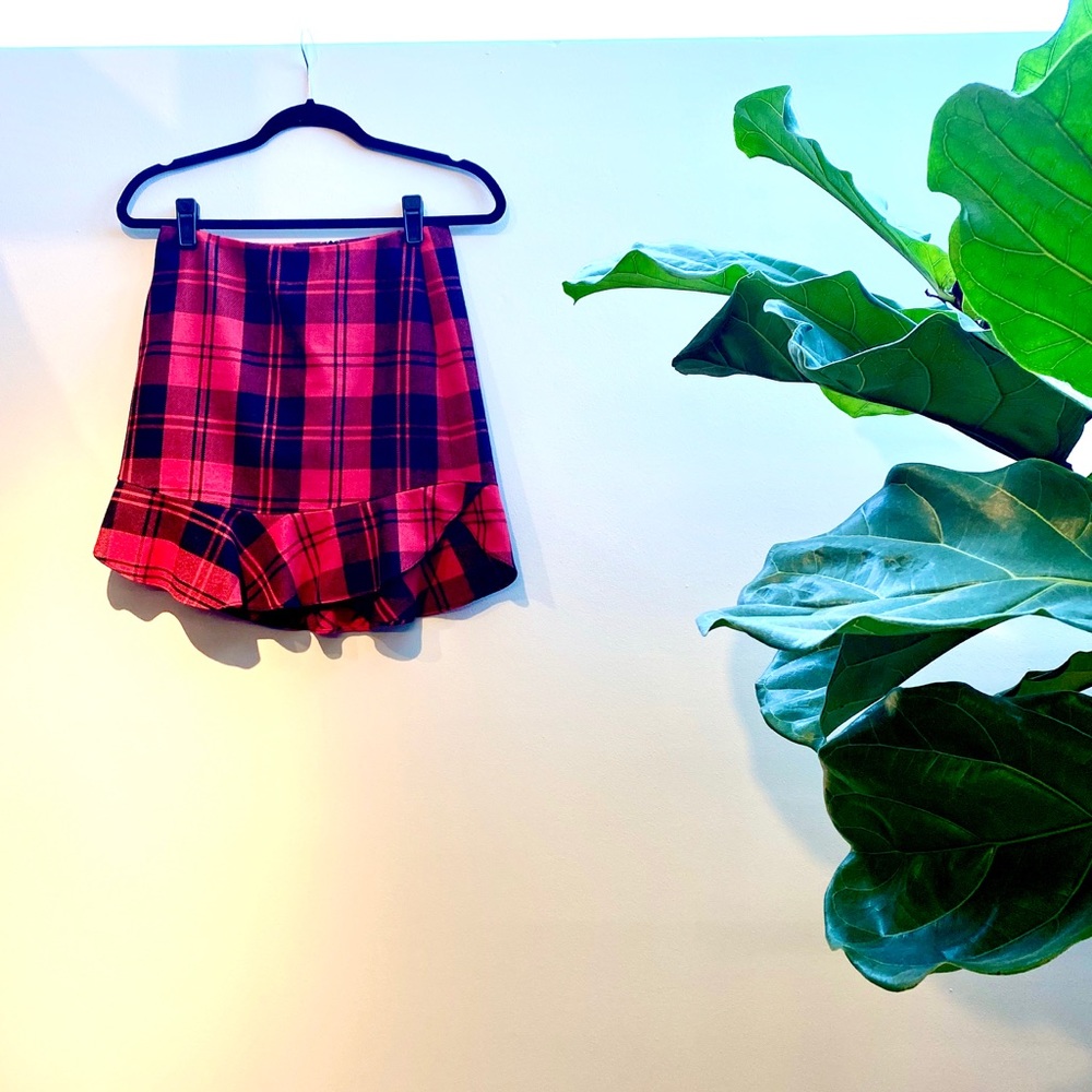 Plaid skirt